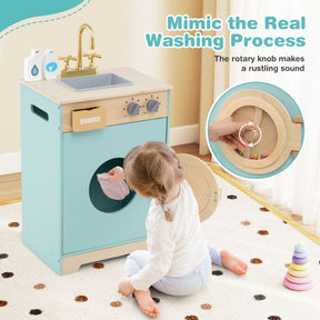 Kids Washer Playset Toy Washing Machine