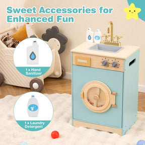Kids Washer Playset Toy Washing Machine