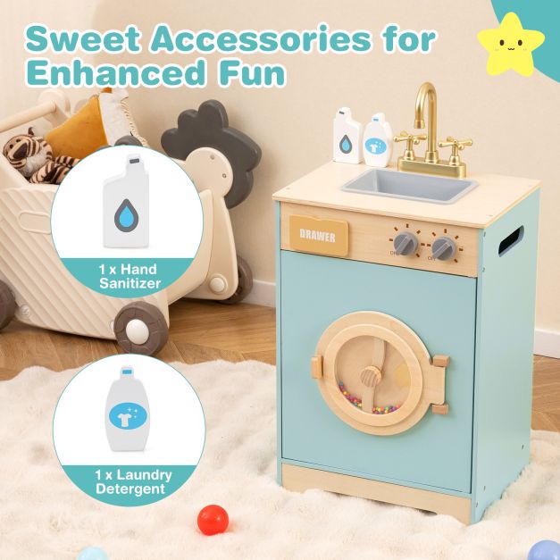 Kids Washer Playset Toy Washing Machine