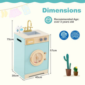 Kids Washer Playset Toy Washing Machine