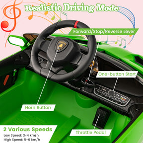 Licensed Lamborghini 4WD Kids Ride-on Sports Car for Kids