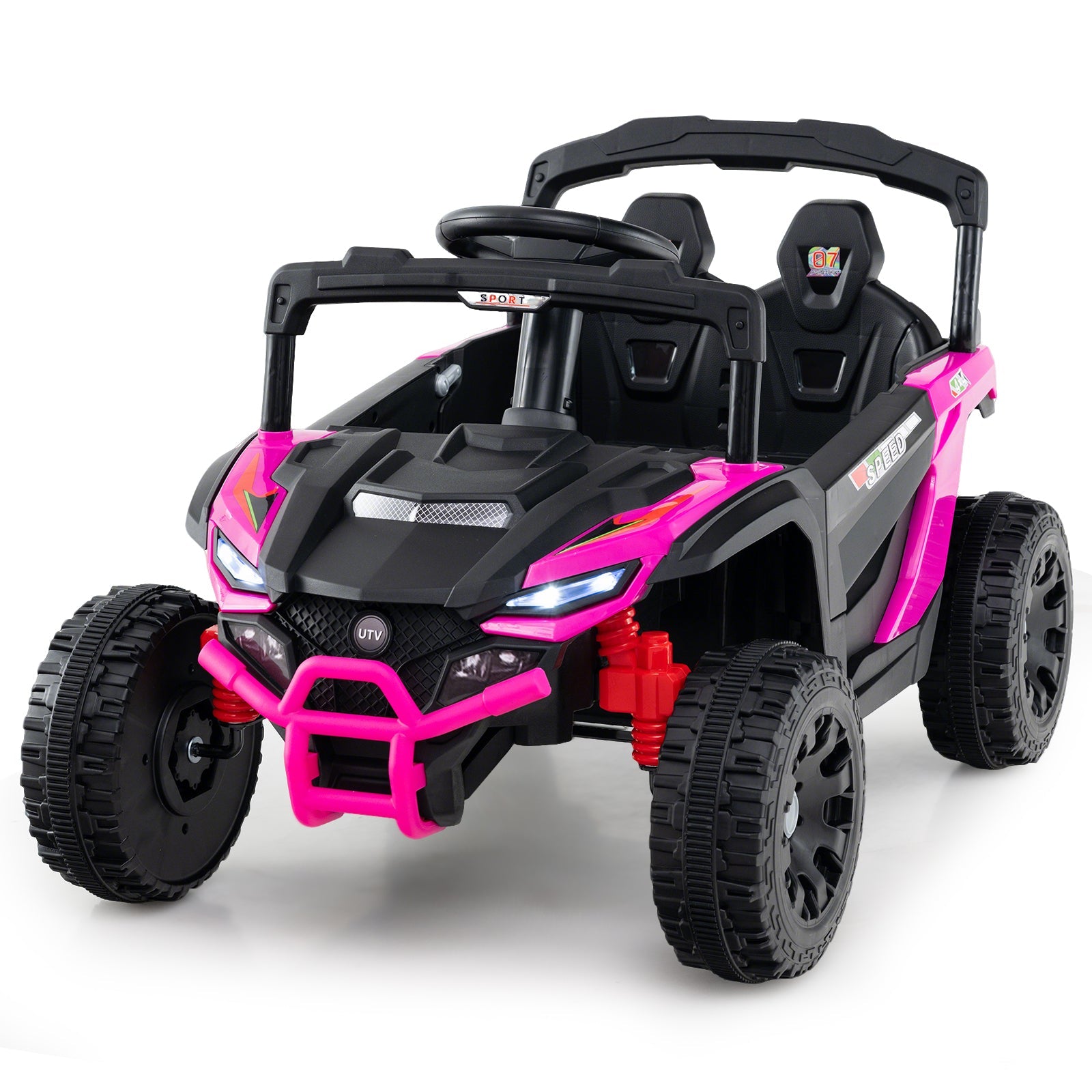 12V Kids Ride On Car, Electric UTV Truck with Remote Control