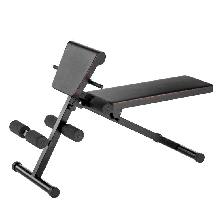 Multi-Functional Folding Full Body Exercise Weight Bench with Adjustable Height