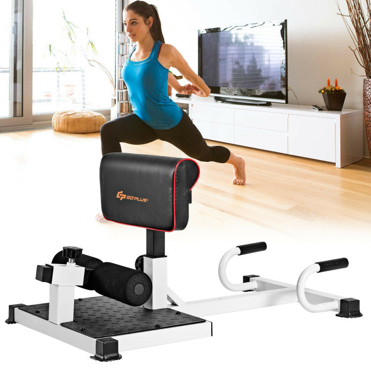 Multifunction Squat Hip Thrust Sit-up Exercise Machine with Adjustable Heights