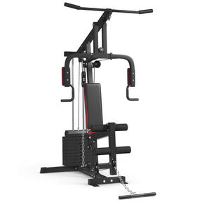 Multifunctional Cross Trainer Fitness Machine Workout Back Exerciser Hip Thruster Equipment with Stabilized Legs and Sturdy Frame