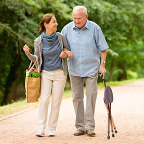 Multigot Folding Walking Stick Cane Seat Portable Adjustable Crutch Chair with LED Light and Retractable Legs