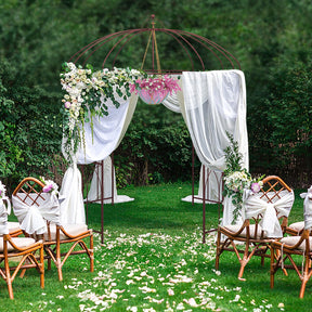 Birdcage Shape Garden Arbor, 211cm Wide x 256cm High