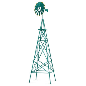 253cm Ornamental Windmill with 4 Support Legs for Backyard, Garden, Farm