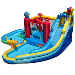 Inflatable Water Park, Water Slide with Splash Pool