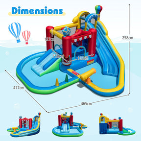 Inflatable Water Park, Water Slide with Splash Pool