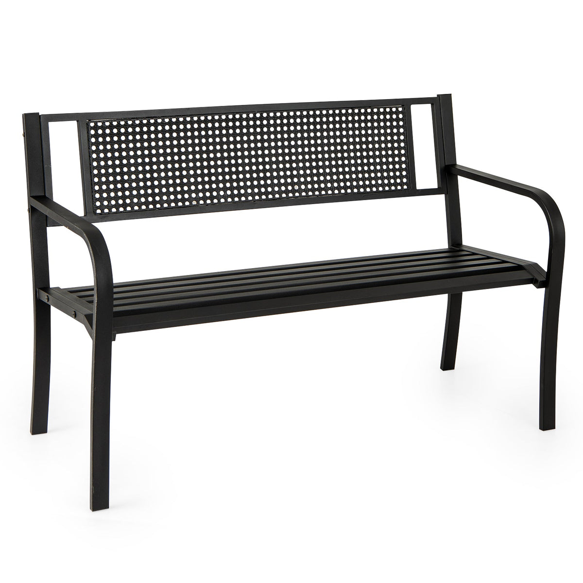 127 cm Outdoor Metal Loveseat Chair