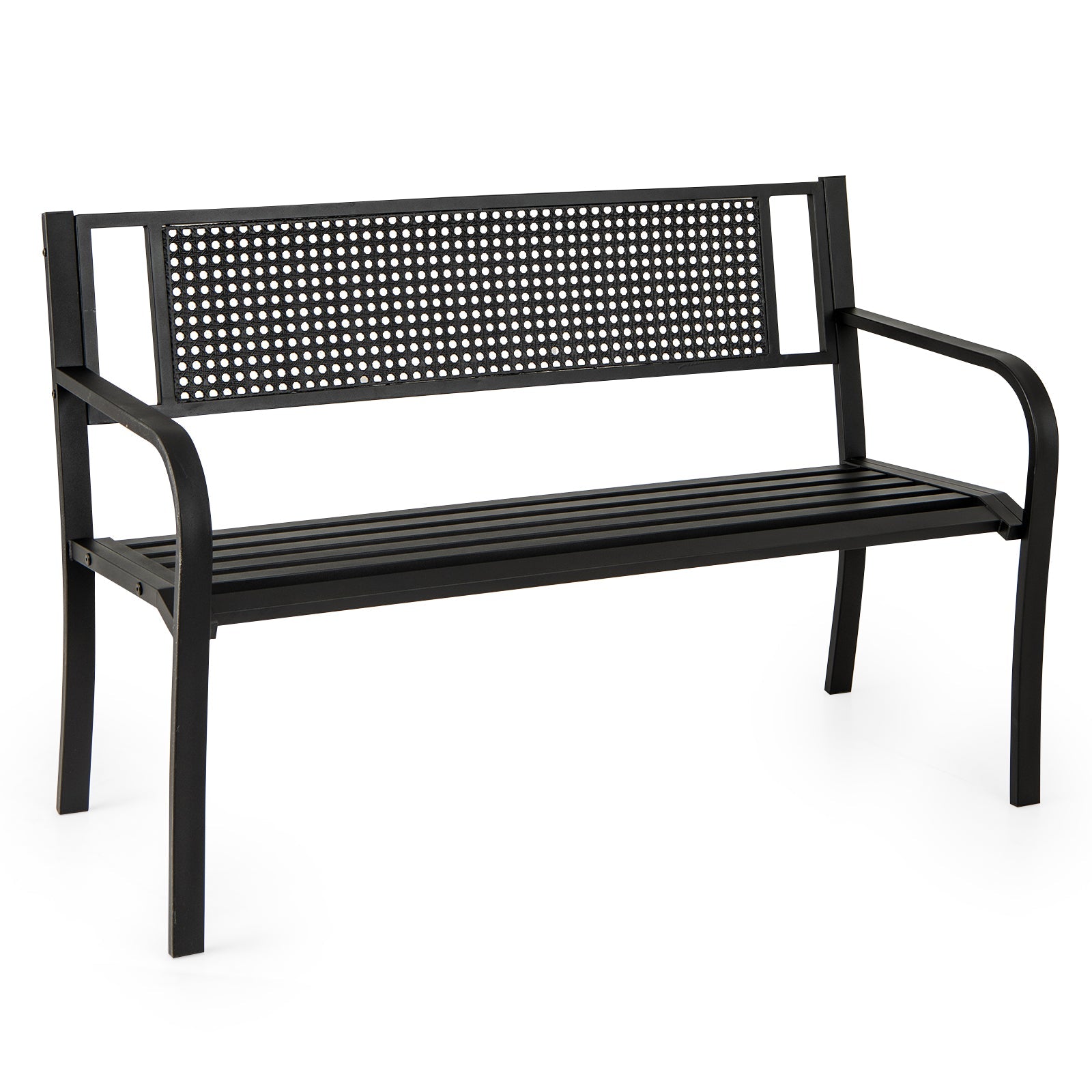127 cm Outdoor Metal Loveseat Chair