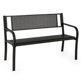 127 cm Outdoor Metal Loveseat Chair