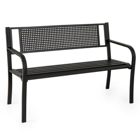 127 cm Outdoor Metal Loveseat Chair