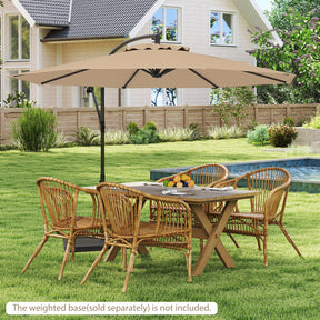 3M Patio Offset Umbrella w/8 Ribs