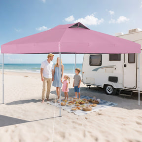 3 x 3M 1-Person Setup Pop up Canopy Tent, Foldable Outdoor Patio Shelter