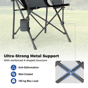 Portable Camping Chair, Outdoor Folding Oxford Cloth Chair