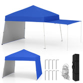 Pop up Canopy Tent w/ 2 Convertible Sidewalls to Awning