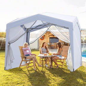 Foldable Screen Patio Shelter Gazebo