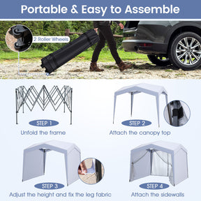 Foldable Screen Patio Shelter Gazebo