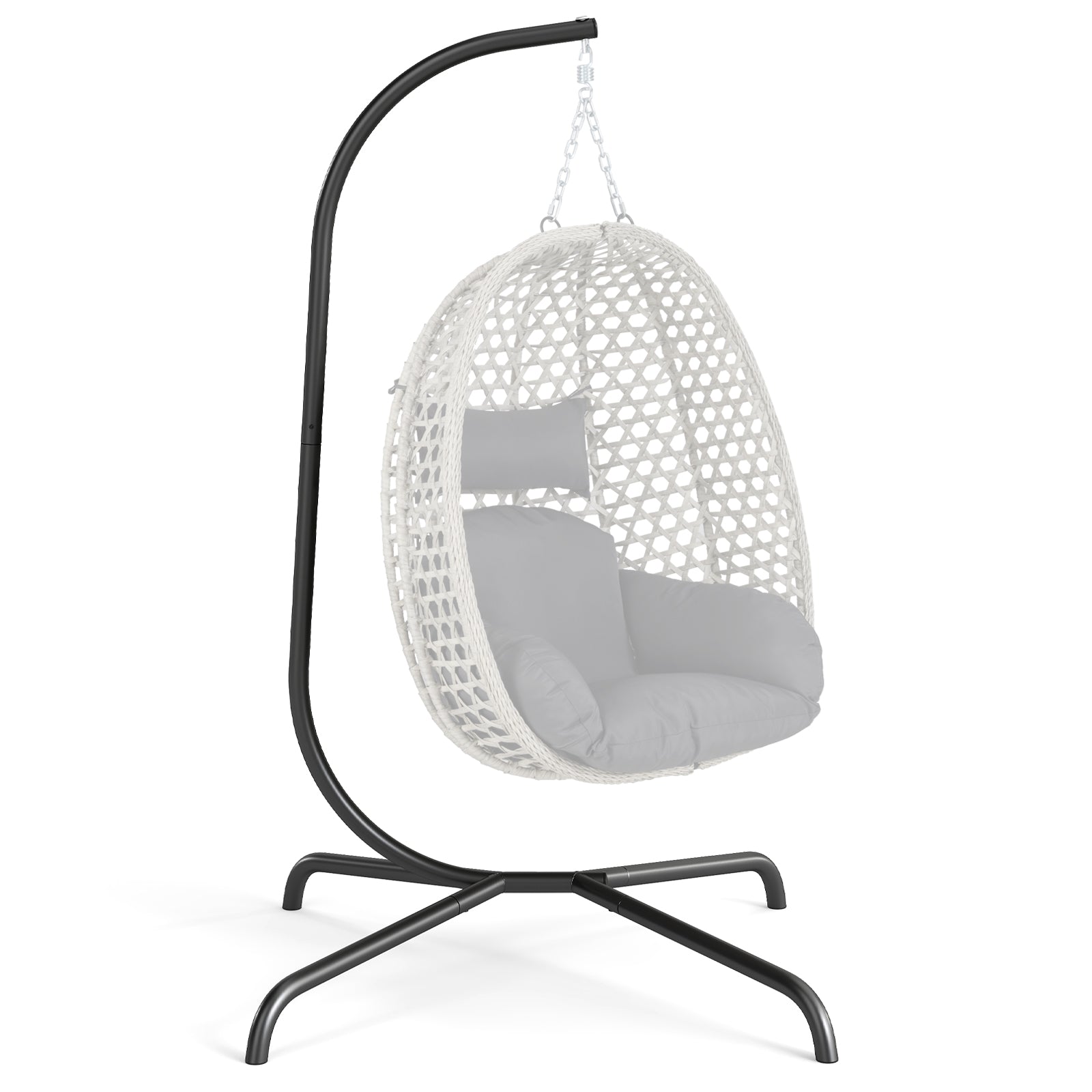 Hammock C-Stand, Heavy Duty Metal Hanging Chair Stand Only