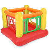 Inflatable Bounce House for Kids, Blow Up Jumping House with Transparent Side Walls & Square/Triangle Openings