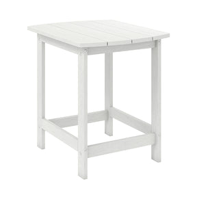 46cm Adirondack Outdoor Side Table, Weather Resistant End Table, Outdoor Tea Table for Patio, Backyard