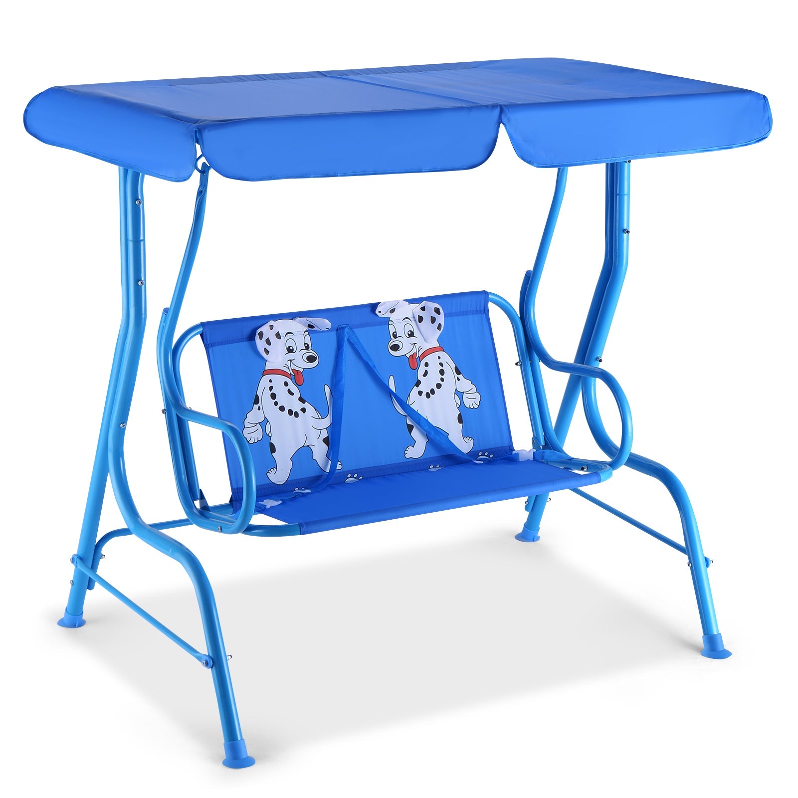 2-Seater Kids Porch Swing, Hanging Patio Swing Bench