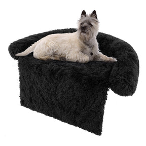 Plush Calming Dog Couch Bed, Dog Sofa Bed for Furniture Protector