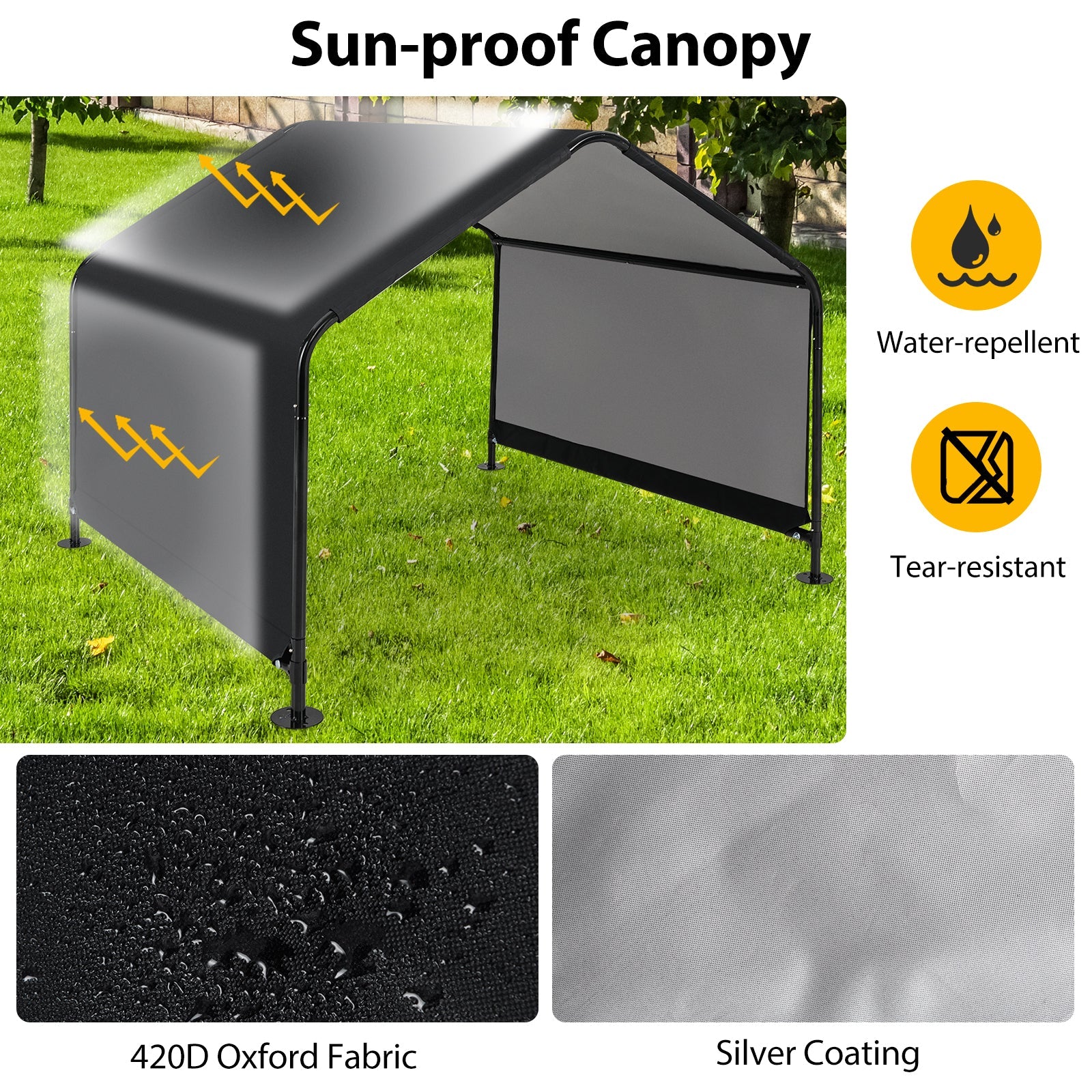 Dog Shade Shelter for Large Medium Small Breeds