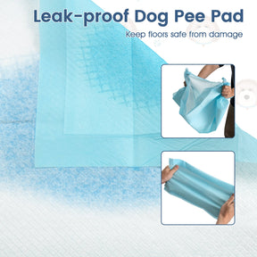Dog and Puppy Pee Pads, 90 x 90 cm (100 Counts) 6-Layer Leak-Proof Pet Pads