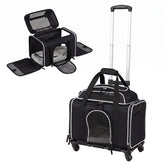 Foldable Pet Carrier with Wheels