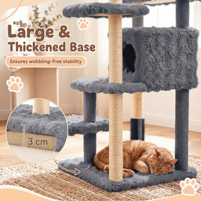170cm Cat tree, Cat Scratching Post with Cat Cave