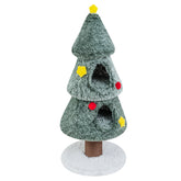 Christmas Cat Tree with 2 Condos for Indoor Cats