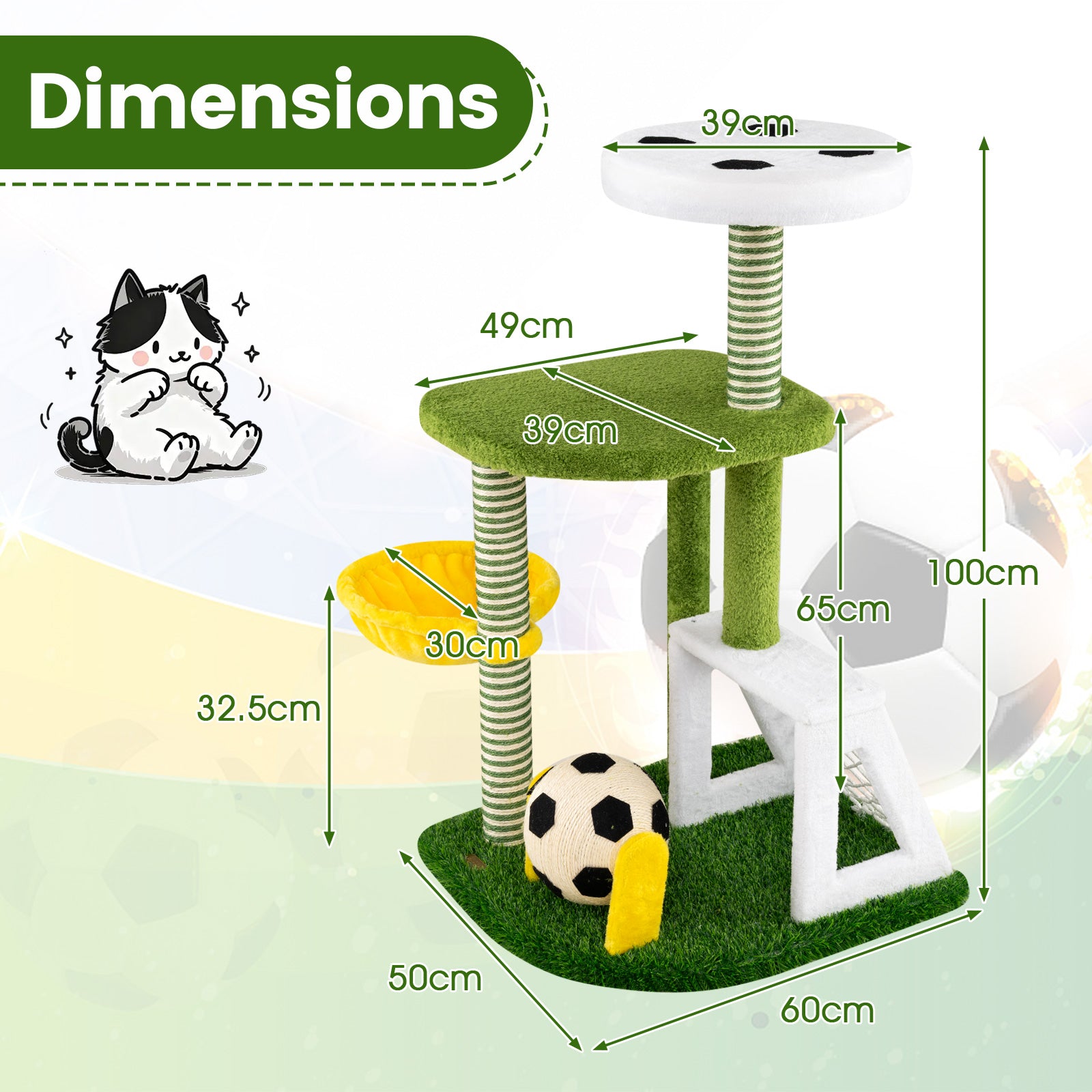Modern Cat Tree for Indoor Kittens, Multi-level