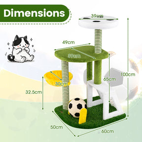 Modern Cat Tree for Indoor Kittens, Multi-level