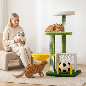 Modern Cat Tree for Indoor Kittens, Multi-level