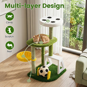 Modern Cat Tree for Indoor Kittens, Multi-level
