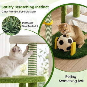 Modern Cat Tree for Indoor Kittens, Multi-level