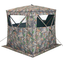 Portable 2-3 Person Pop-Up Hunting Blind Shed Ground Tent Shelter with Carry Bag and Storage Pocket