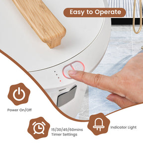 Portable 20L Luxury Towel Warmer Extra Large Bucket-Style Hot Towel Warmer with Auto Shut Off and 4 Timer Settings