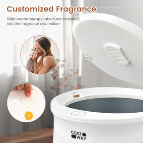 Portable 20L Luxury Towel Warmer Extra Large Bucket-Style Hot Towel Warmer with Auto Shut Off and 4 Timer Settings