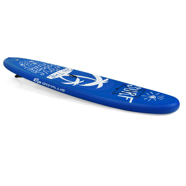 Portable and Lightweight Inflatable and Adjustable Stand-Up Paddle Board with SUP Package