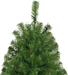 Pre-Lit Artificial Christmas Tree with Multicolored 150 LED Lights and Metal Stand