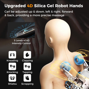2025 Enjoyment 13 Pro - 4D SL-Track Full Body Massage Chair with Zero-Gravity Design