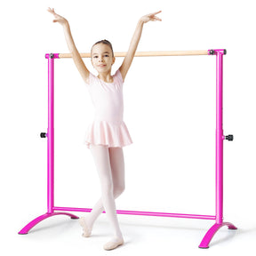 130 cm Ballet Barre Bar, Freestanding Exquisite Beech Wood Dancing Bar