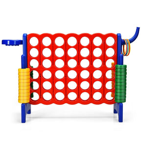 Jumbo 4-to-Score Giant Game Set for Kids with Basketball Hoop