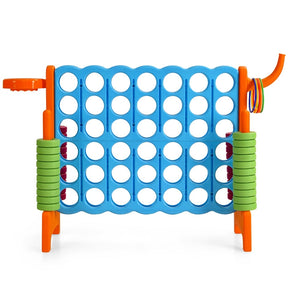 Jumbo 4-to-Score Giant Game Set for Kids with Basketball Hoop