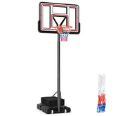 Portable Basketball Hoop, 225-305 cm Adjustable Basketball Goal System, Outdoor Basketball Hoop & Goal with 112 cm Shatterproof Backboard