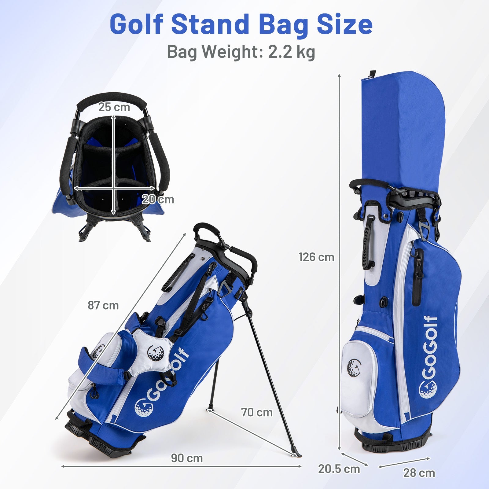 15-Piece Complete Golf Equipment Set